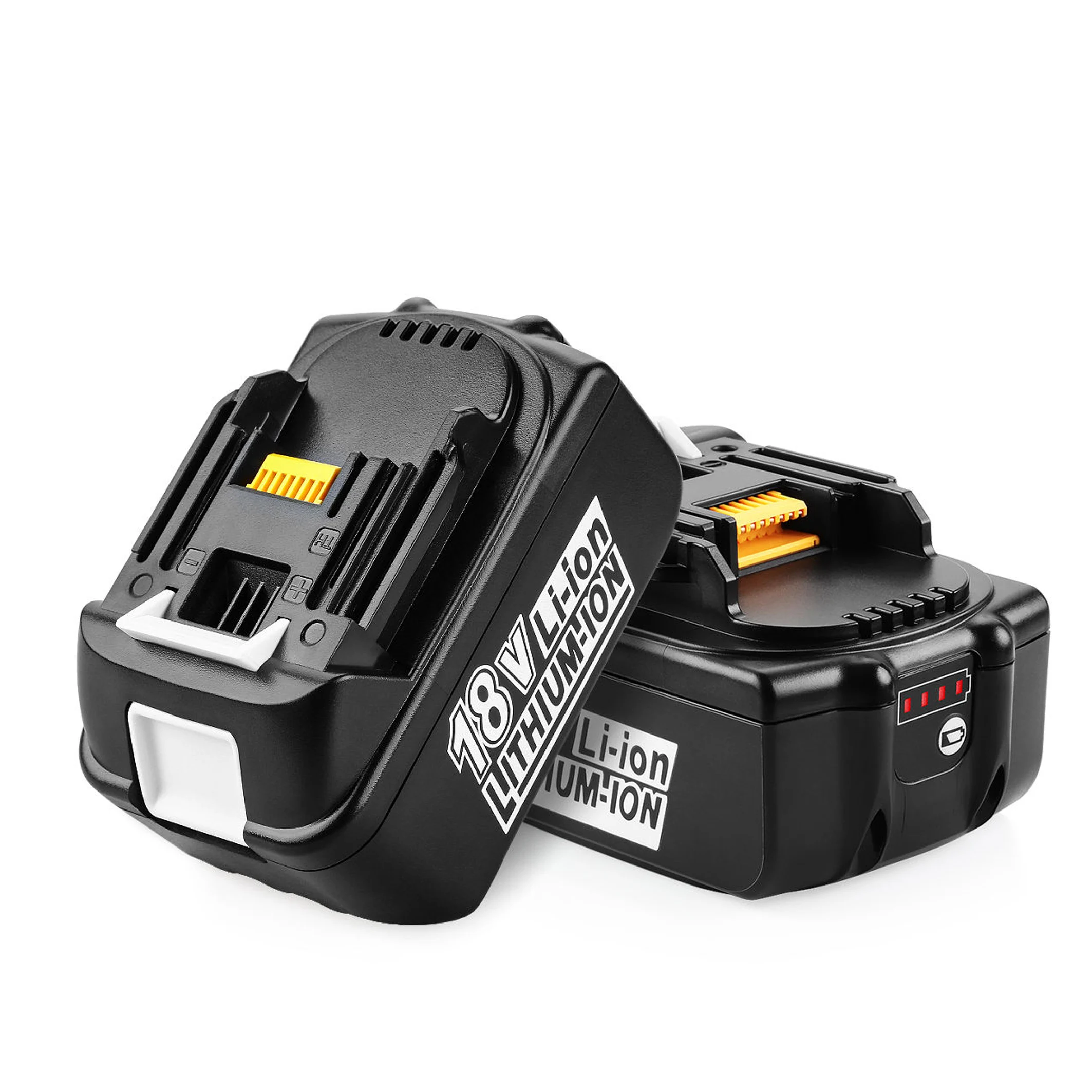 Compativel аккумуляторная батарея с LED индикатор заряда батареи 18В 6.0ah для makita bl1860b bl1850