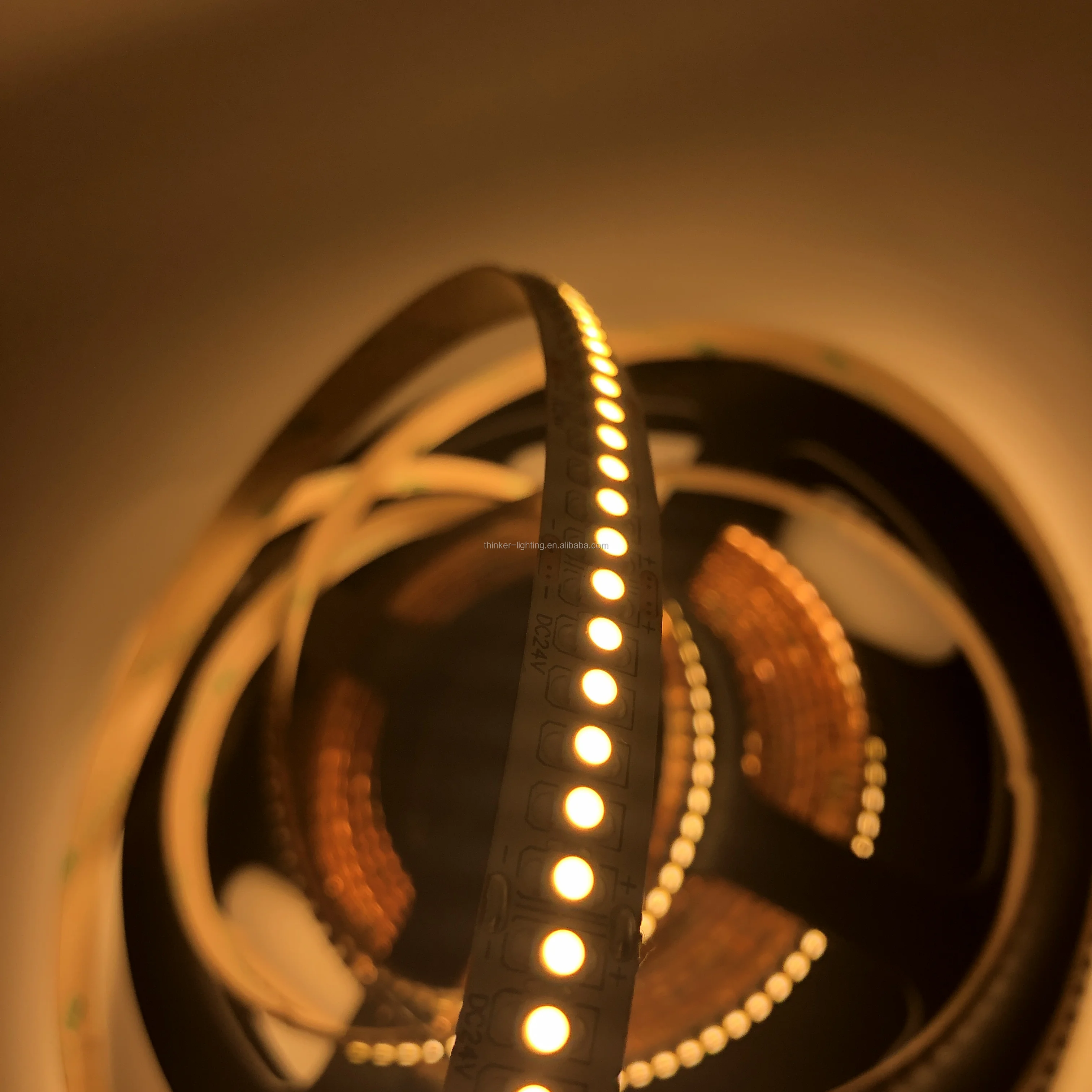 RHOS CE 5 Years Warranty  8mm PCB 2700-6500K 300LEDs/5M SMD3528 Flexible LED Strip Light