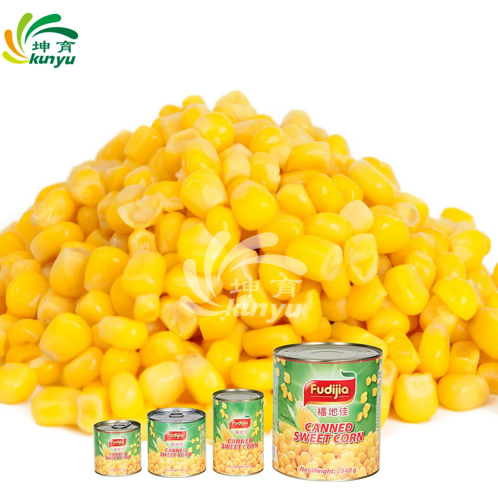 Top Quality canned sweet corn easy open canned OEM service