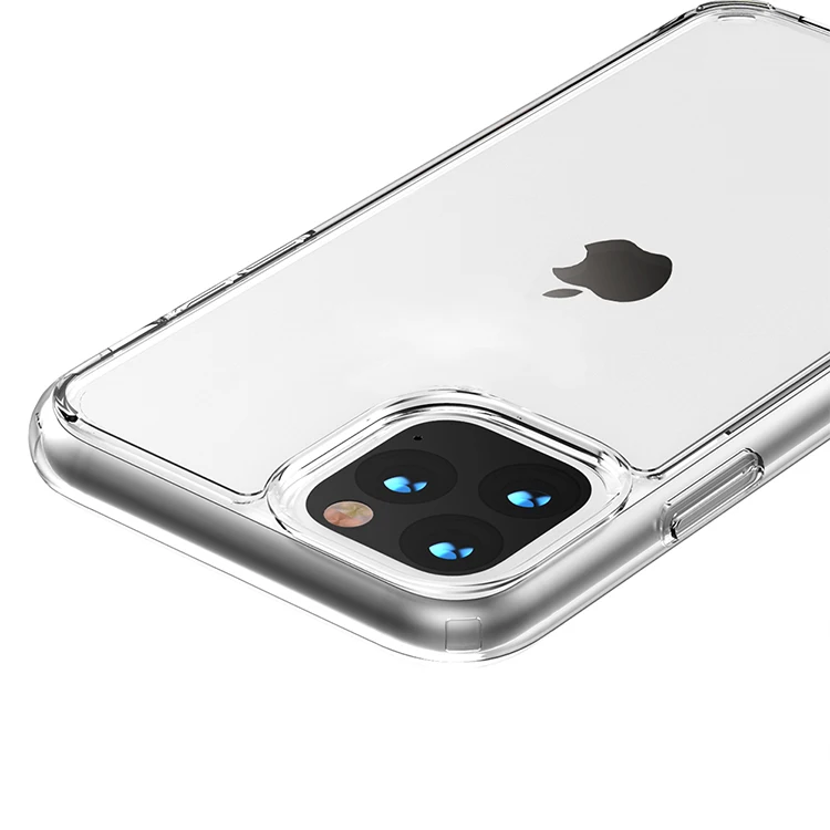  Для Iphone 12 11Pro Max 6 7/8 плюс XR XS MAX Чехол для мобильного телефона прозрачный прозрачная акриловая задняя крышка чехол из мягкого силикона