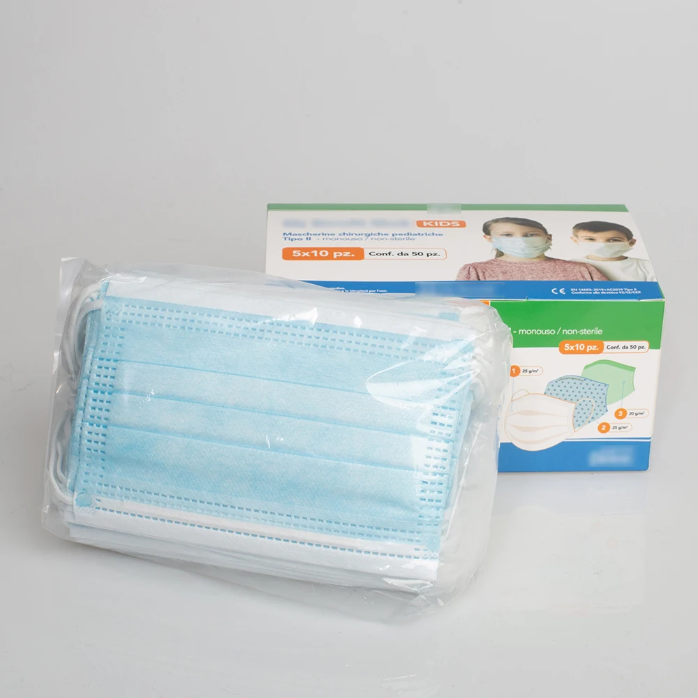 3 Ply Environment Friendly Face Multicolor Red Disposable Mask