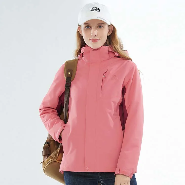 Women Winter 3 In 1 Outdoor Waterproof Ski Wear Jacket