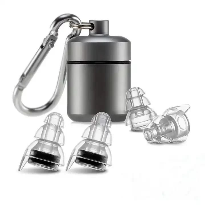 Wholesale Custom Logo Silicone EarPlugs Adjustable Noise Reduction Sound Proof Hearing Protection for Sleep Safety First