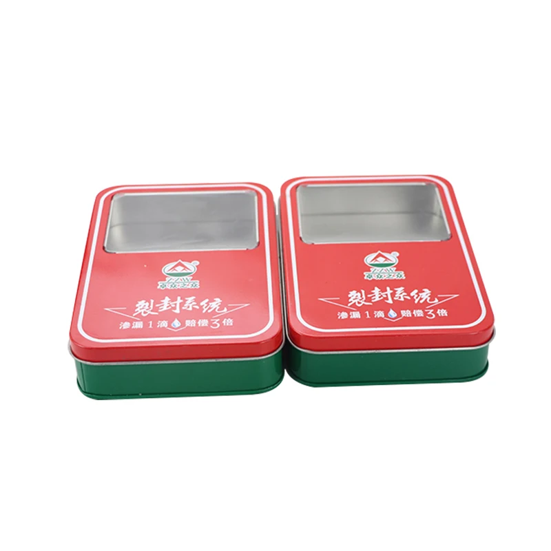 
Custom High Quality metal packag tin box custom print gift box with pvc window cookie boxes with window 