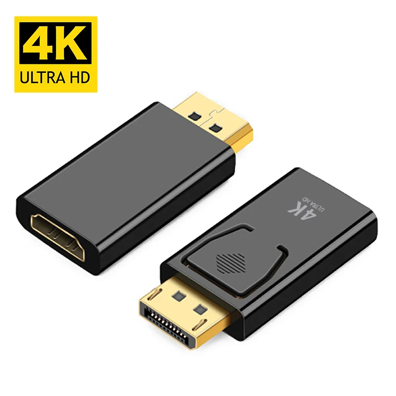 4K HD 4K@30Hz UHD DisplayPort DP Display Port to HDTV Male to Female Adapter Converter with Audio Benfei
