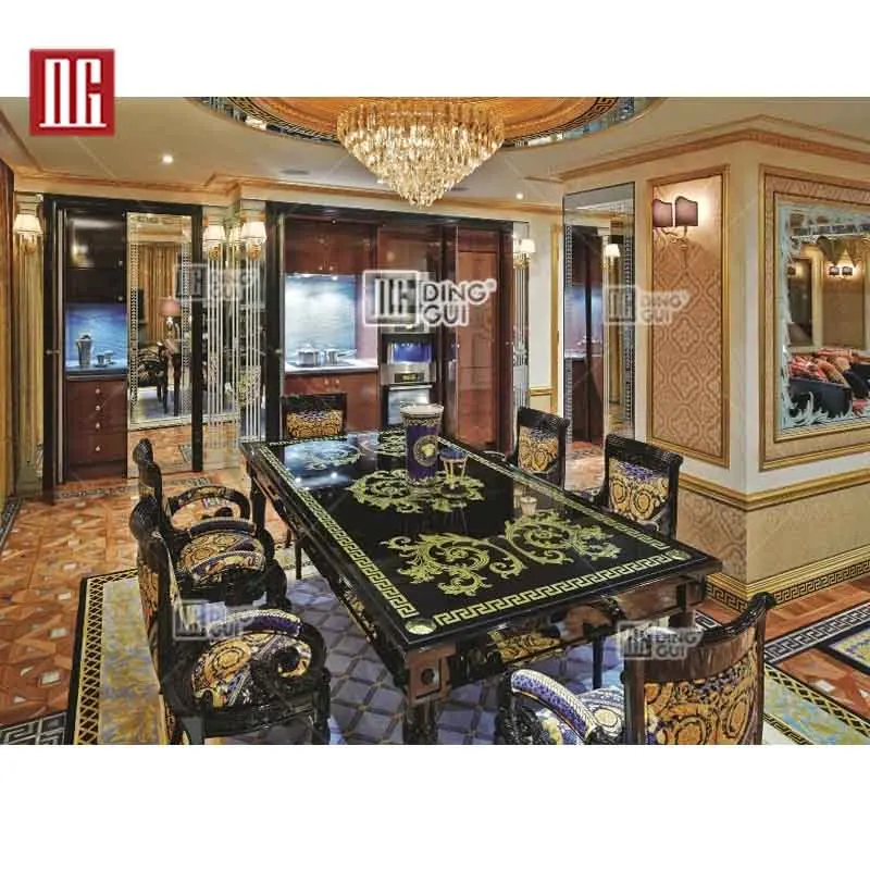  Luxury hotel queen bedroom bed Dubai style