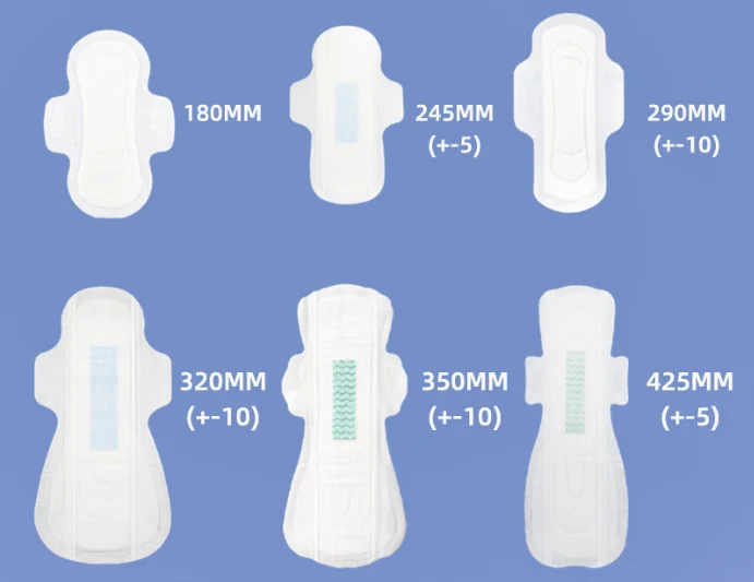 Wholesale Cotton Sanitary Pads for Women Sanitary Napkin Menstrual Pads Sanitary Pads Lady