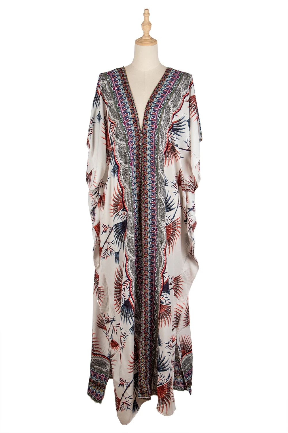 
2021New Summer Beach Fashion Sexy South American Print Plus Size Casual Dress 