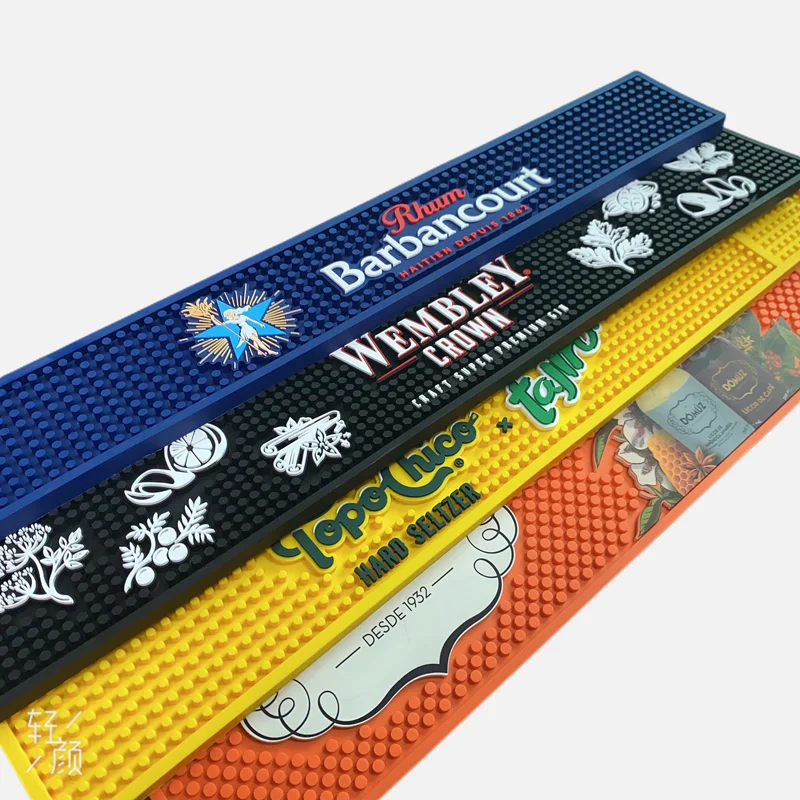 Высококачественный силиконовый коврик для бара, резиновый коврик для бара под заказ, коврики для пива, классный логотип и цвет на заказ