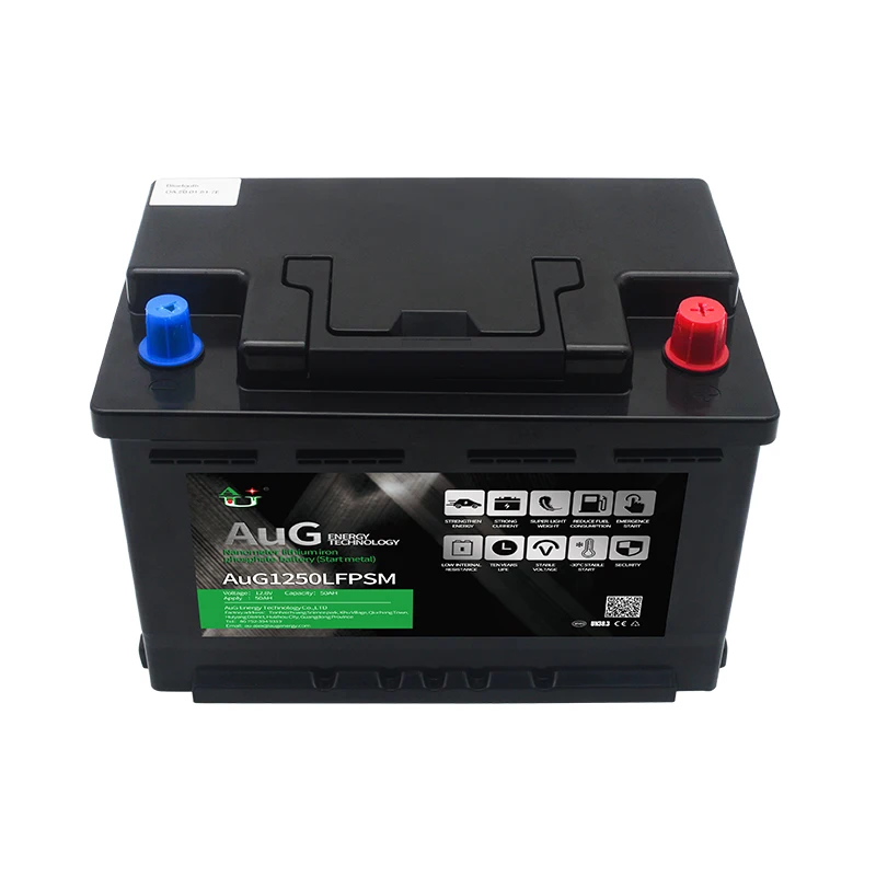 Double protection bluetooth technology LFP lithium  car starting cranking  battery 12.8V 50Ah   one key start for emergency