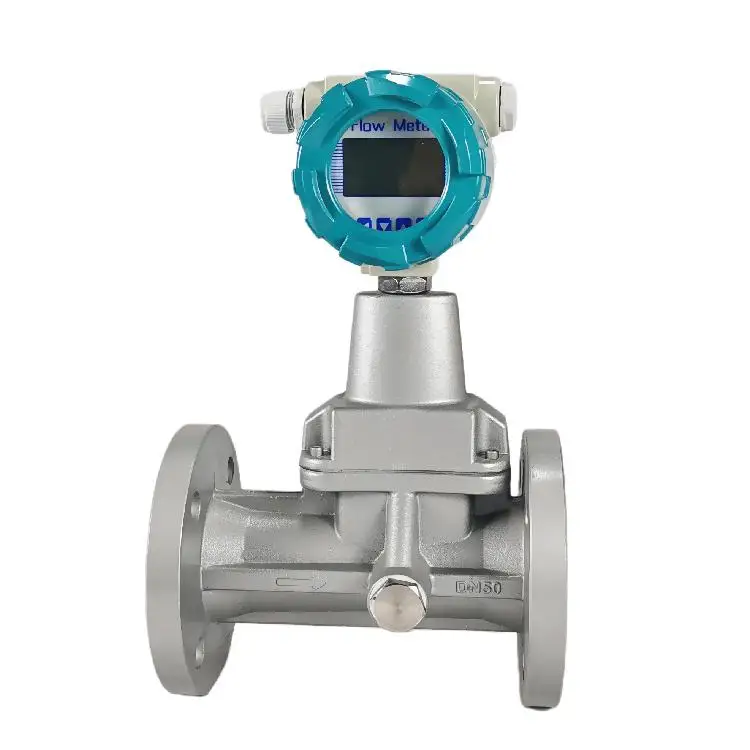 Precession vortex flowmeter natural gas compressed air flowmeter with 4-20mA pulse output flowmeter