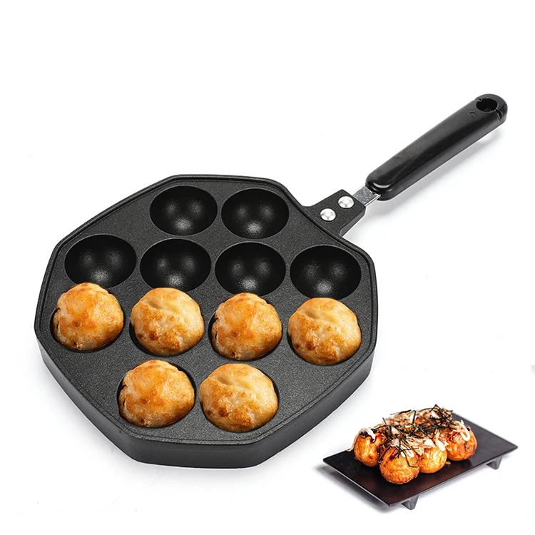 Best selling Non-stick Japanese Gas Takoyaki Maker  Durable Balls Plate Octopus Ball maker