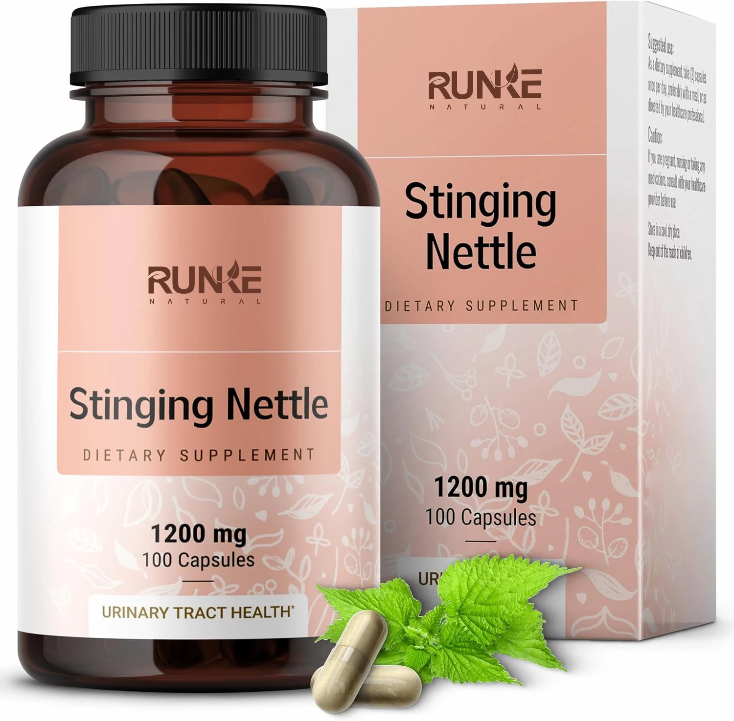 Factory Hot sales  In Stock Cheapest Promotes Cleansing Pain Relief & Normal Blood Pressure Levels Stinging Nettle Capsules