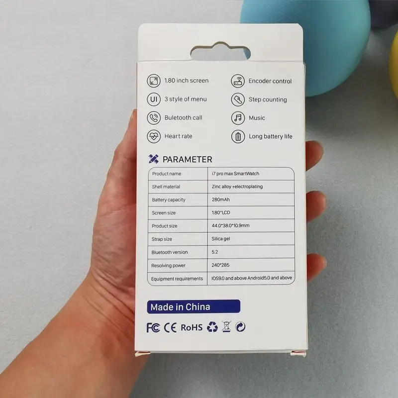 2022 Wearable Devices Factory Prices fashion smart watch i7pro max reloj android serie series 7 i7pro max sports smartwatch