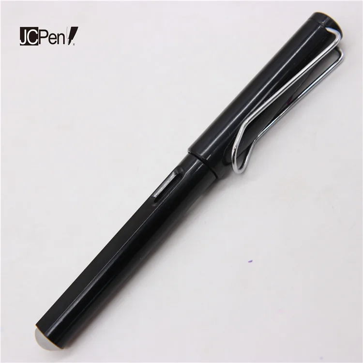 
2021 New style gift Metal clid plastic pen erasable fountain pen with customize logo 
