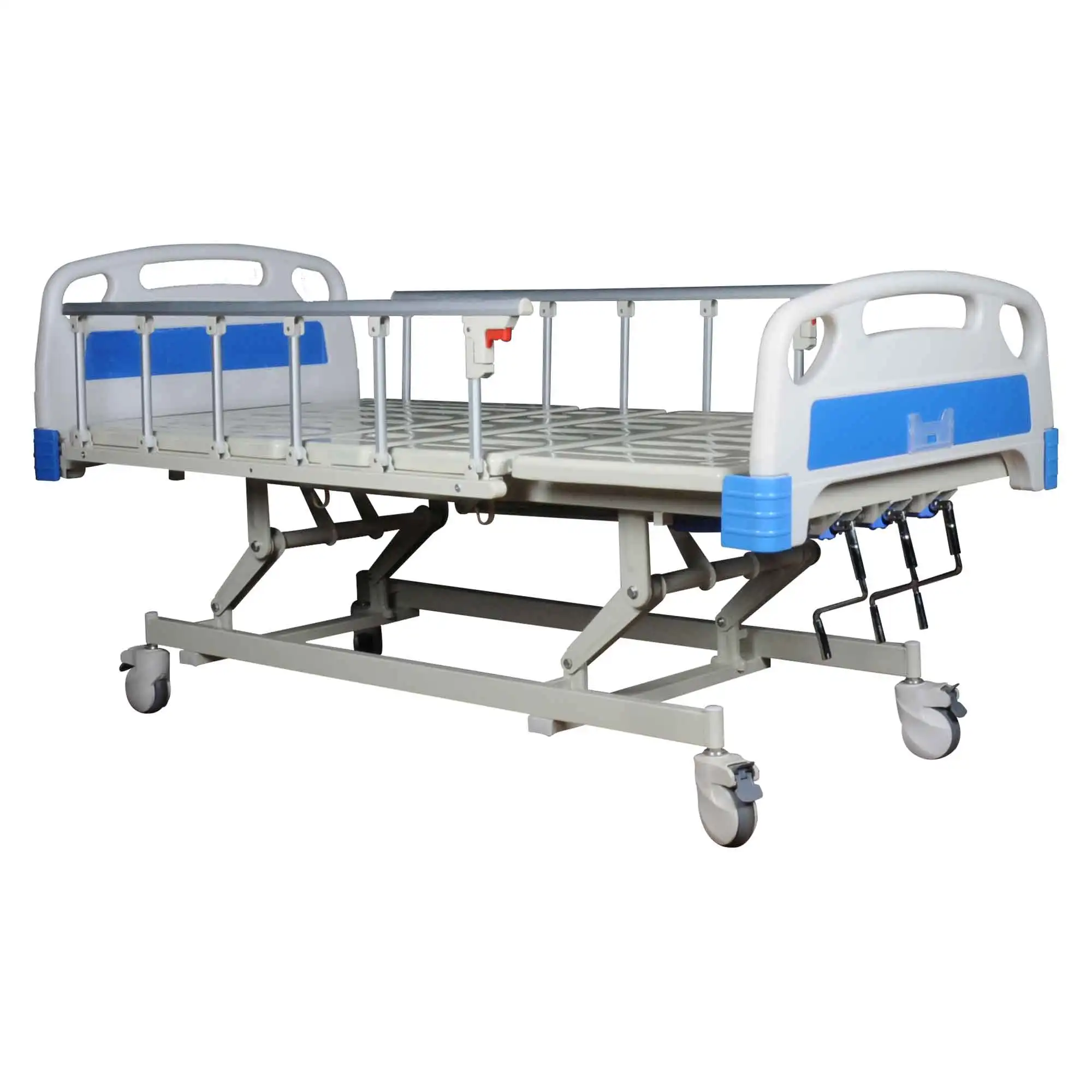 Новый дизайн премиум трехпозиционных кроватей для пациентов с ручным управлением больничной койкой