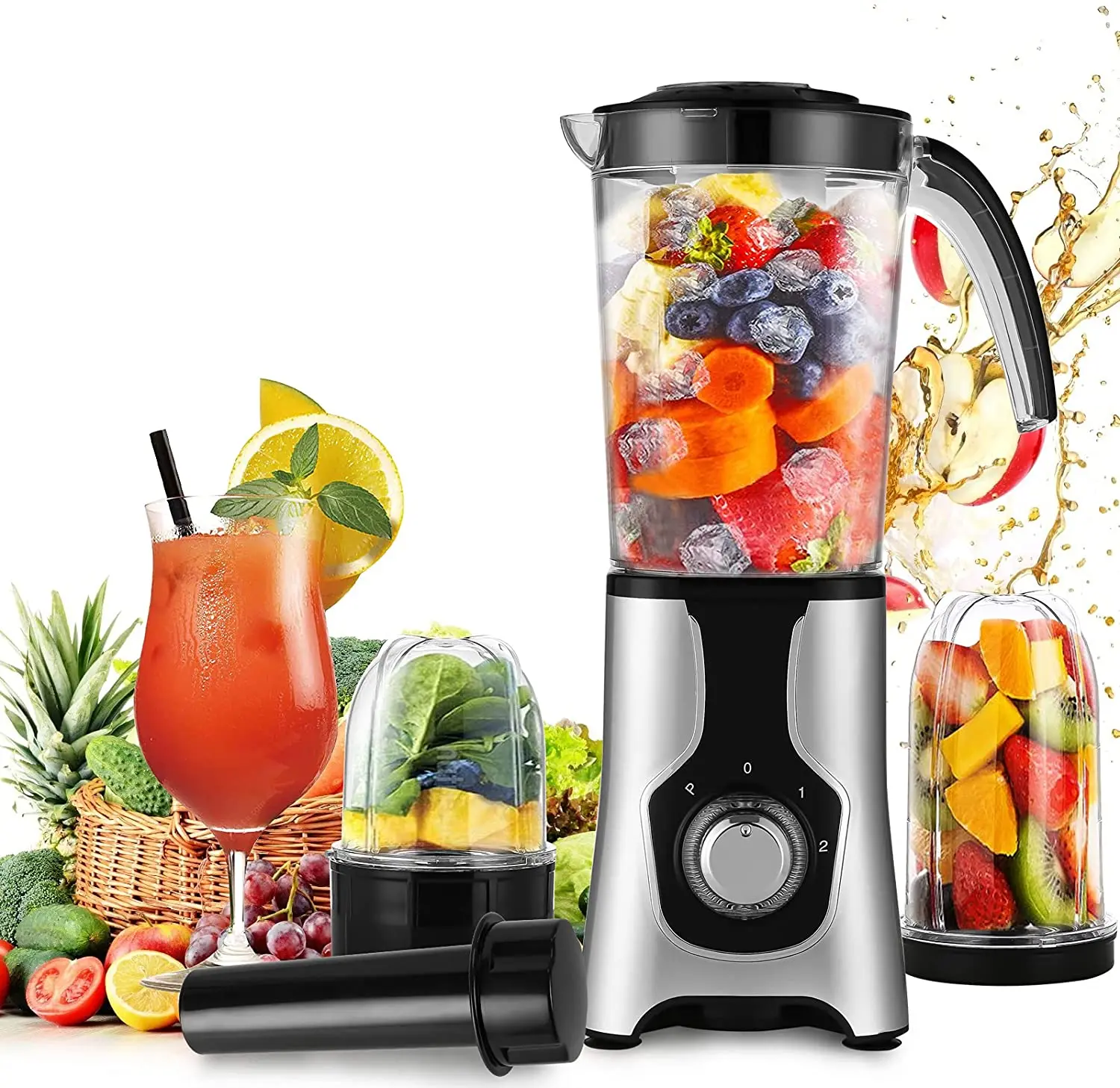 2021 high quality hot sell household table  220W/400W electric multifunctional  juicer mixer  blender