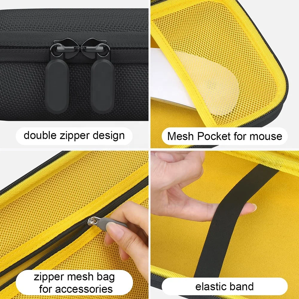Factory custom portable keyboard carrying case Earthquake proof hard shell eva case for Logitech keyboard case