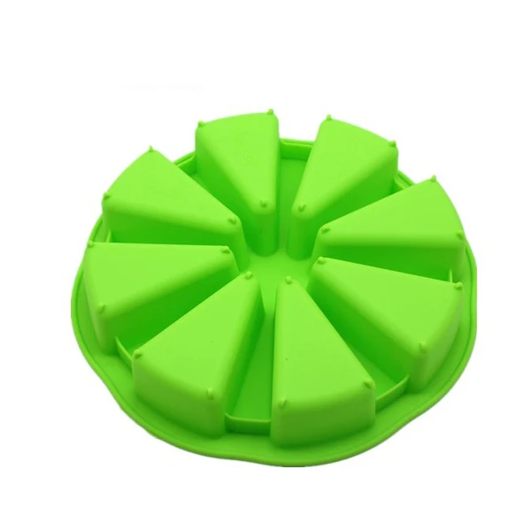 Food grade silicone Pasteleria 8 cavity round cake pan Scone baking tools and supplies cake mold
