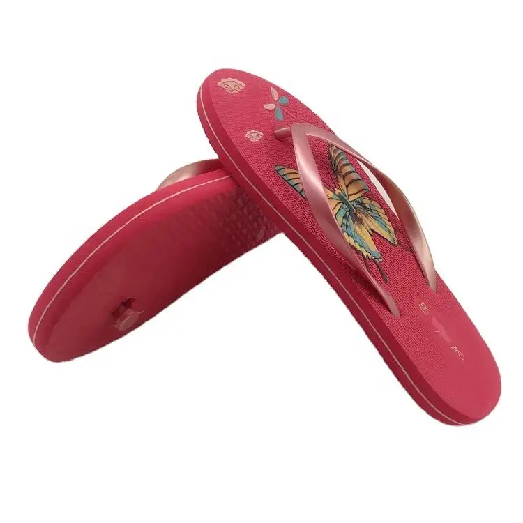 Custom Printed Logo Summer Ladies Rubber Beach Bathroom Shower Slippers Flip Flops Wedding Cheap Rubber Slides Flip Flops