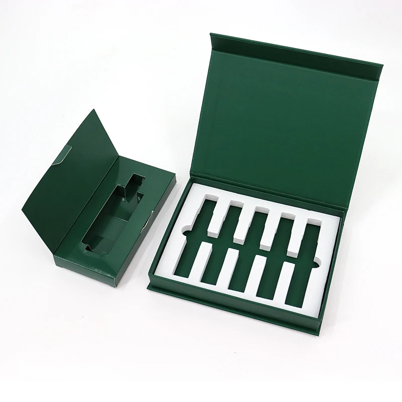 Mini Size 10Ml Glass Sample Spray Roller on Bottle Empty Clear Roll Essential Oil Perfume With Packaging Box