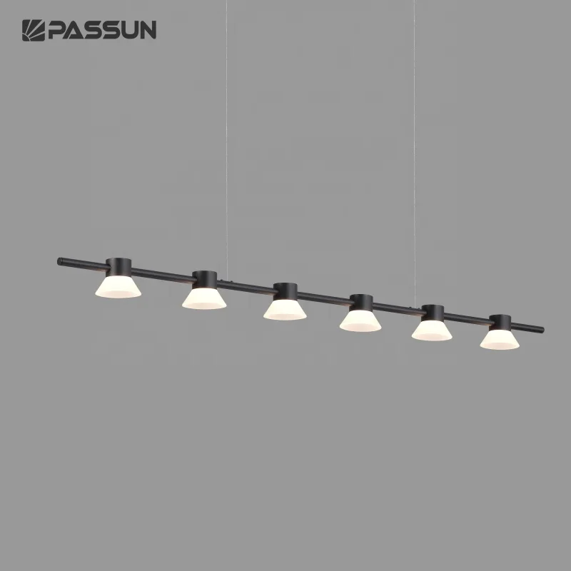 new coming 5 years warranty smart phone or voice control LED long hanging pendant light