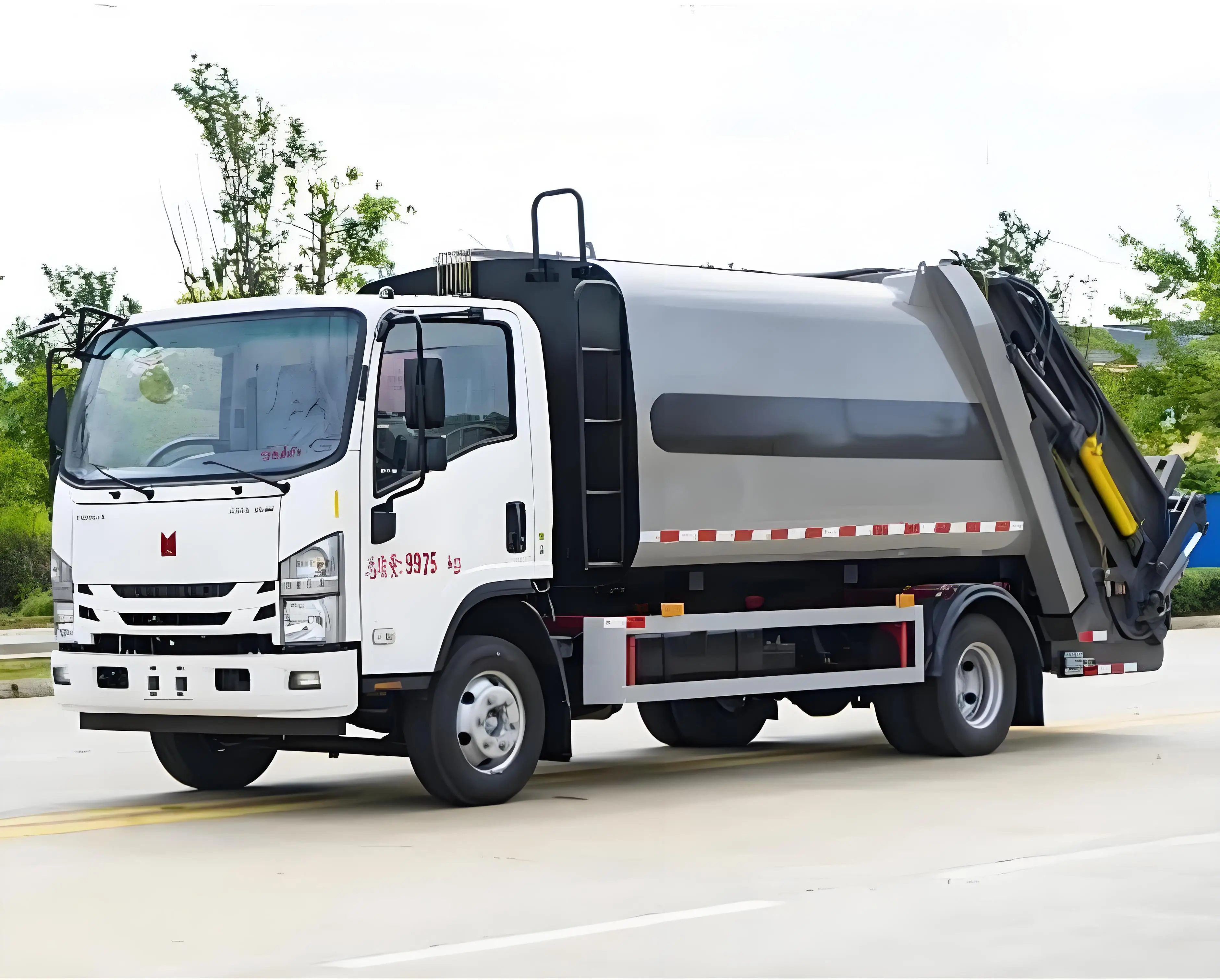 The Plant Directly Sells High-capacity Garbage Collection Trucks :4 X2 Compressed Vehicles