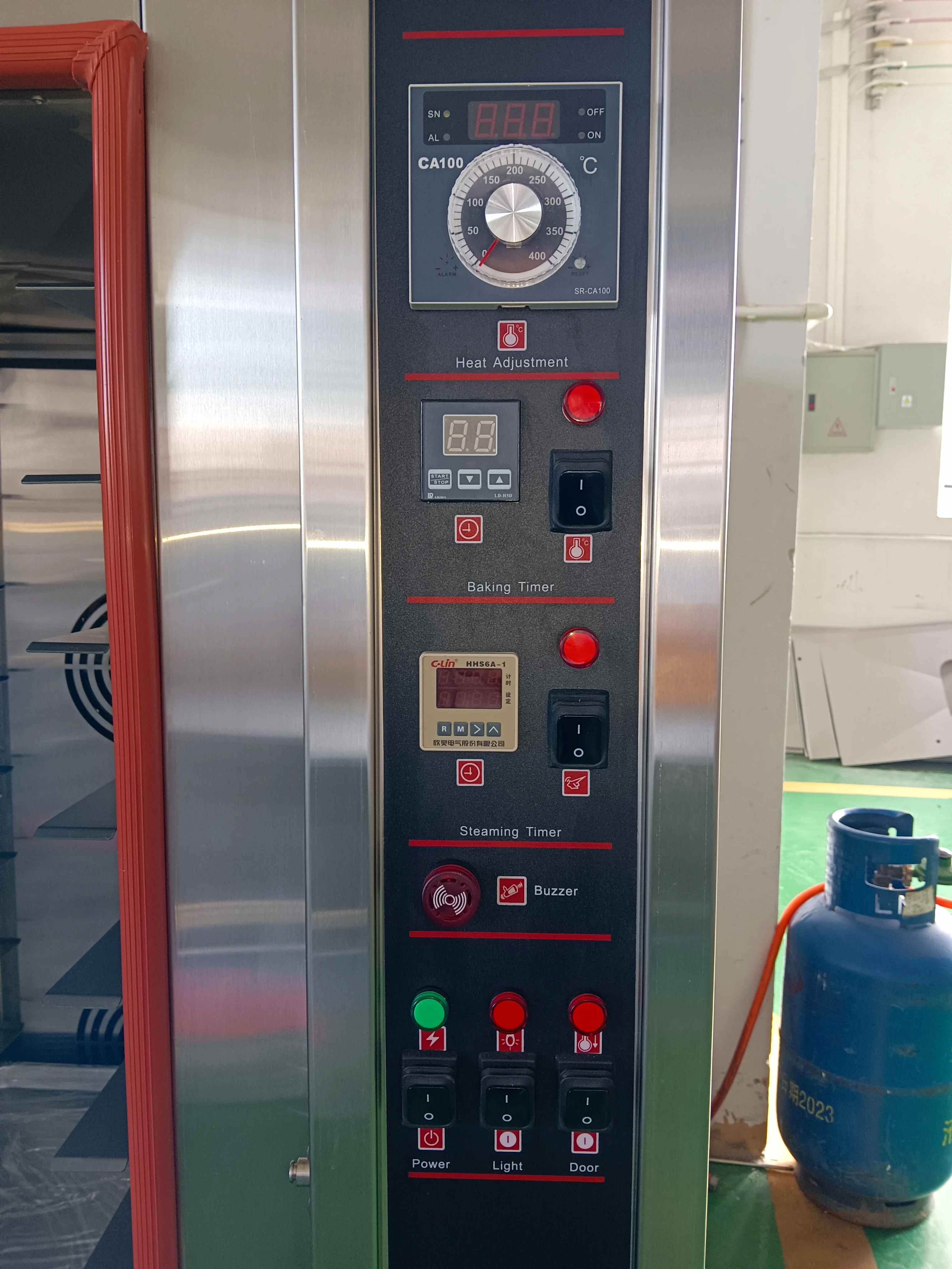 10-Tray Commercial Hot Air Convection Oven Electric & Gas for Bakery Use-Baking Pizza & Cake Core Component Engine