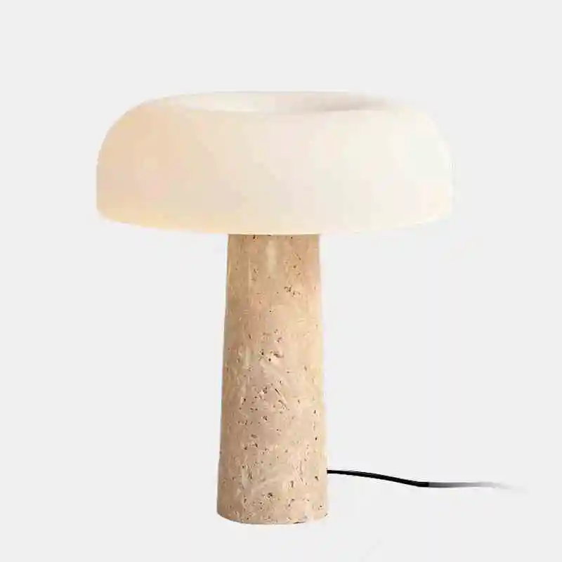 Best Selling Stone Lamps Home Decor Modern Luxury Lamp Marble travertine Table Lamp