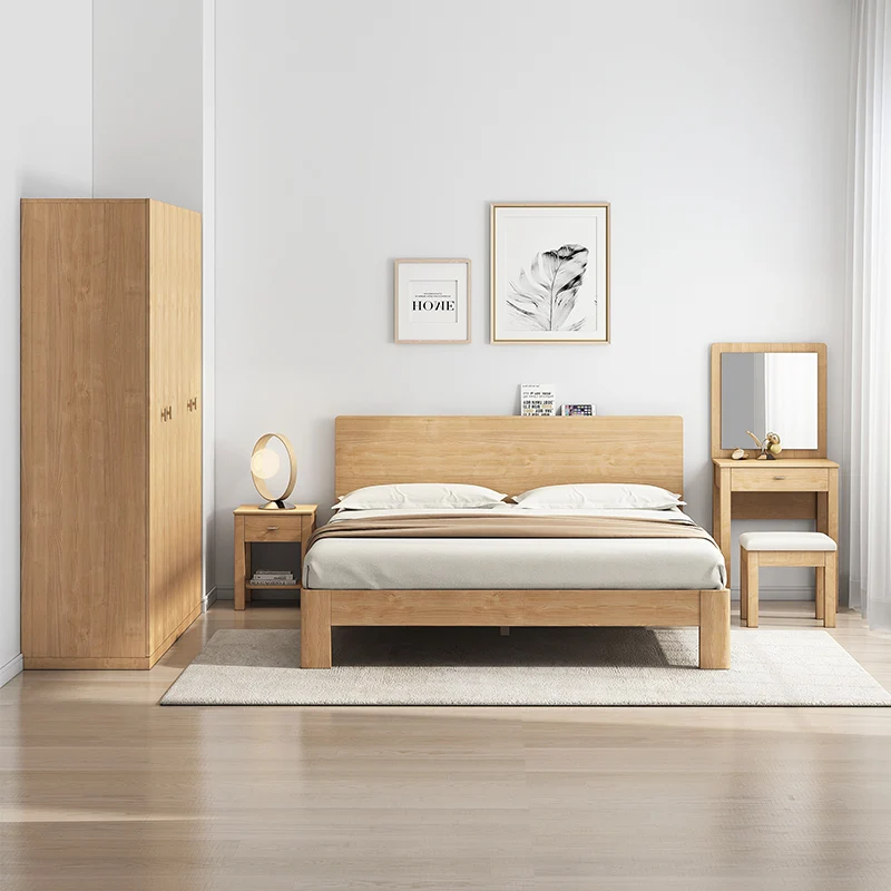 Apartment Beds, Modern Wood Bedroom Furniture Set