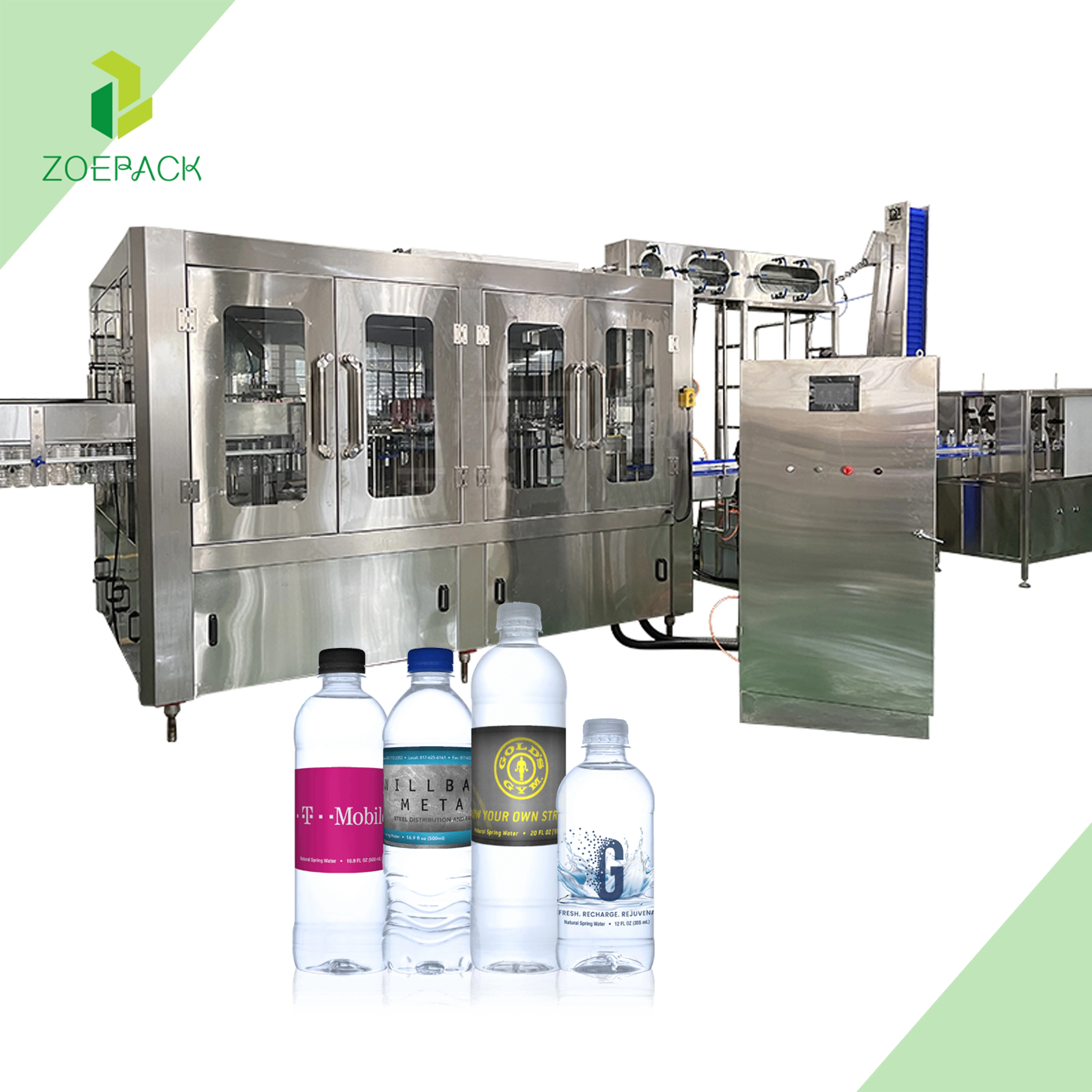 Automatic Pure Water Filling Machine Drink Water Production Line Glass Water Bottle Filling Machine