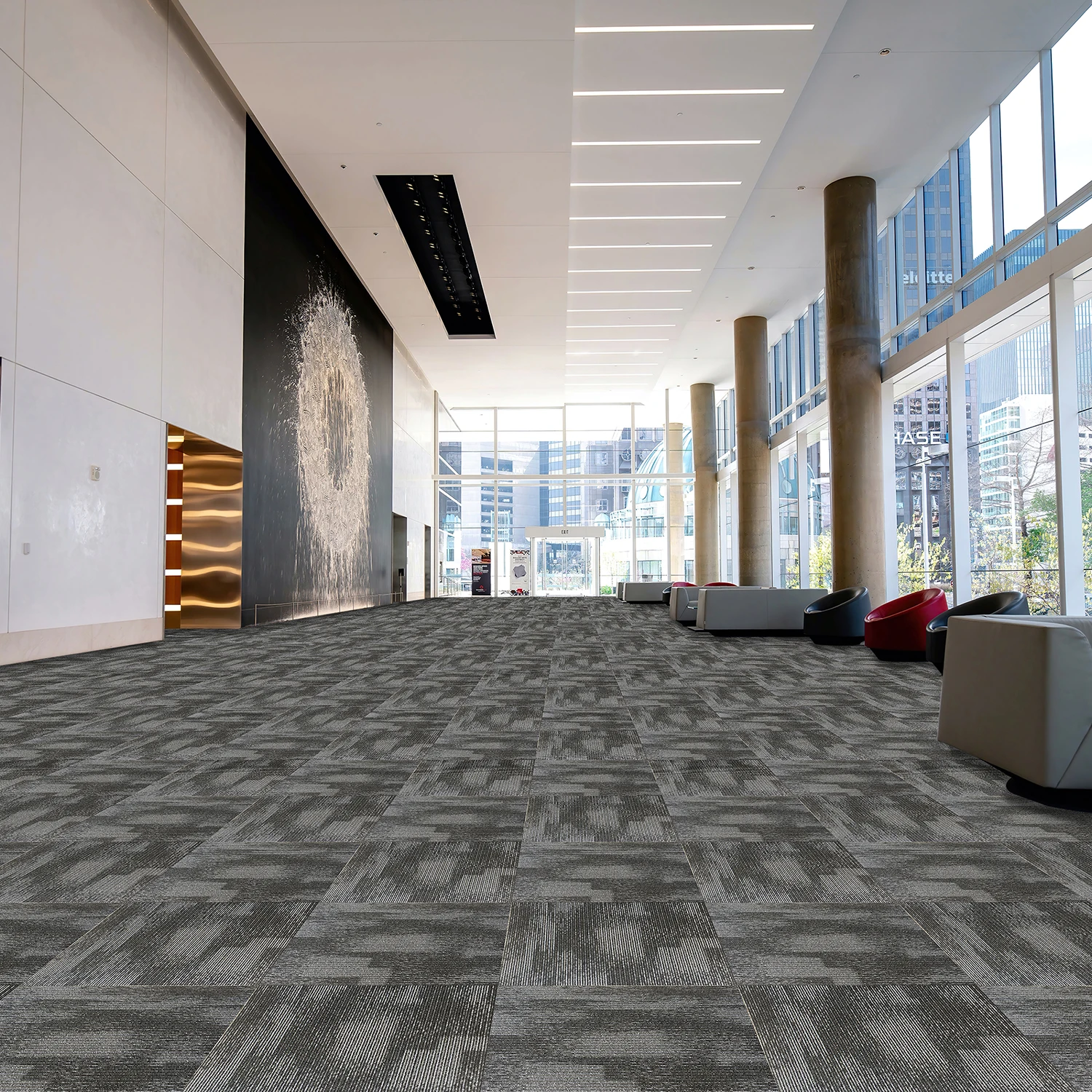 Easy to Install Removable office Carpet Tiles 50x50 for Sofa and Bed Floor Blanket