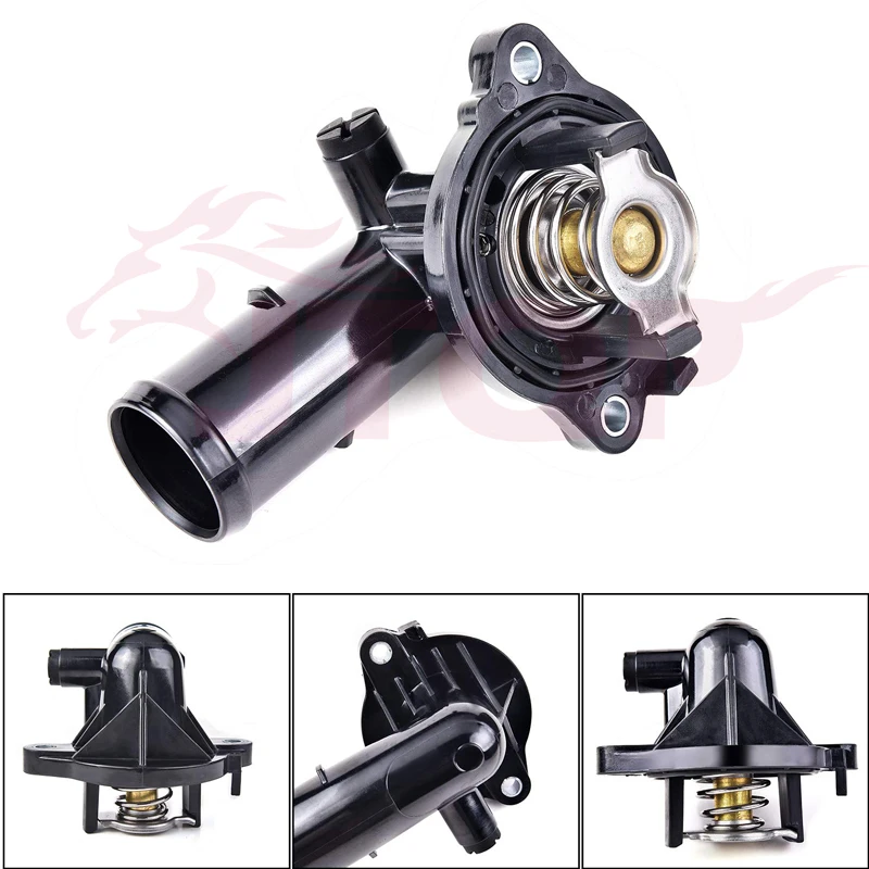 JTQP Auto Cooling System Engine Coolant Thermostat Housing For Nissan BMW Ford Toyota VW Chevrolet Isuzu  Peugeot Mazda  Hyundai