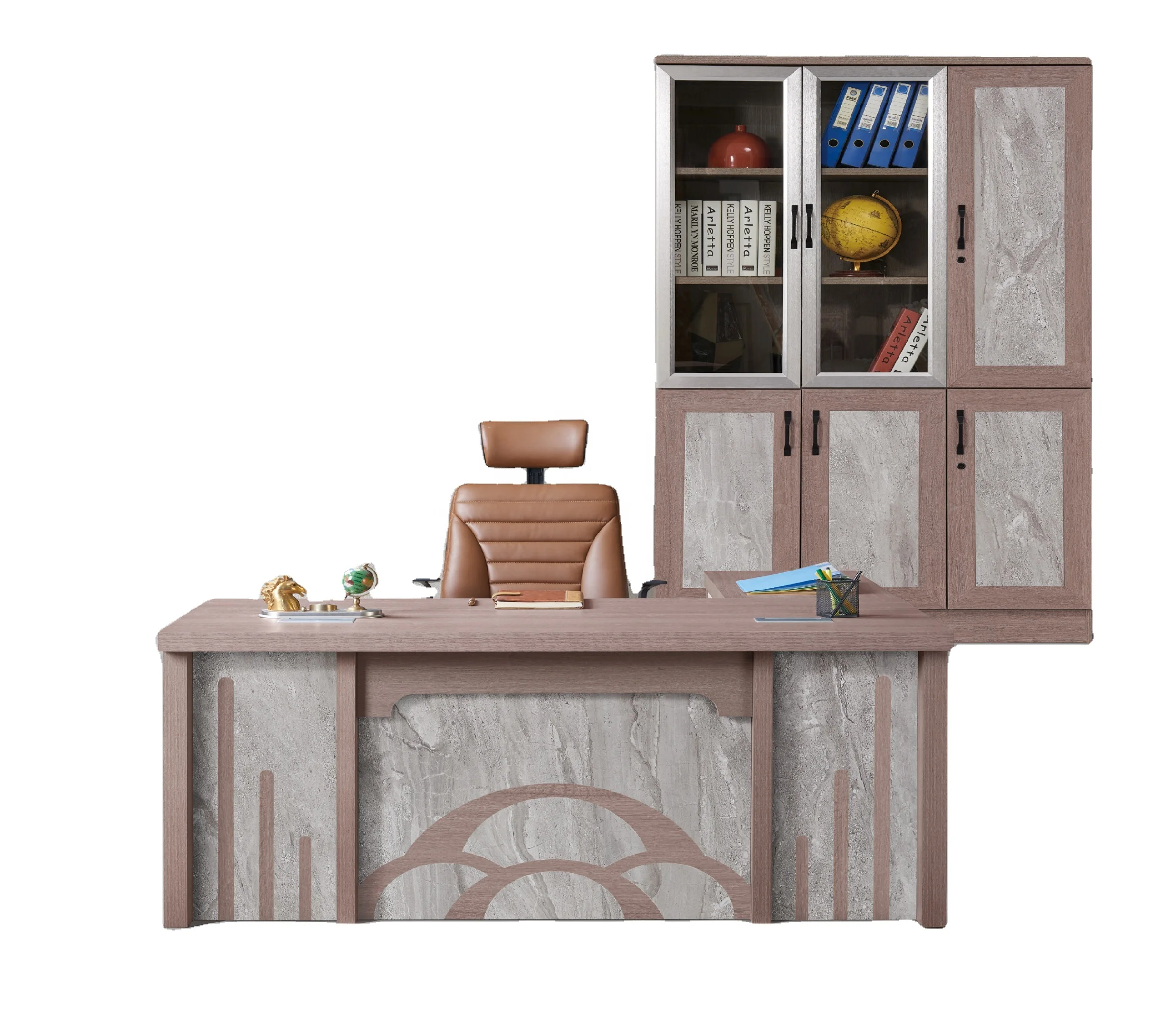 Деревянная офисная мебель, офисный стол, компьютерный стол, стол менеджера, стол руководителя