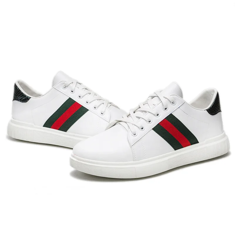 Chinese factory top brand sport causal men fashion sneakers white Flat shoes