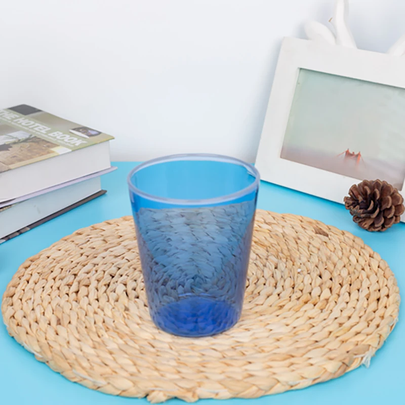 Custom Blue Glass Mugs Coffee Cup Glass Cup For Home Hotel Tableware