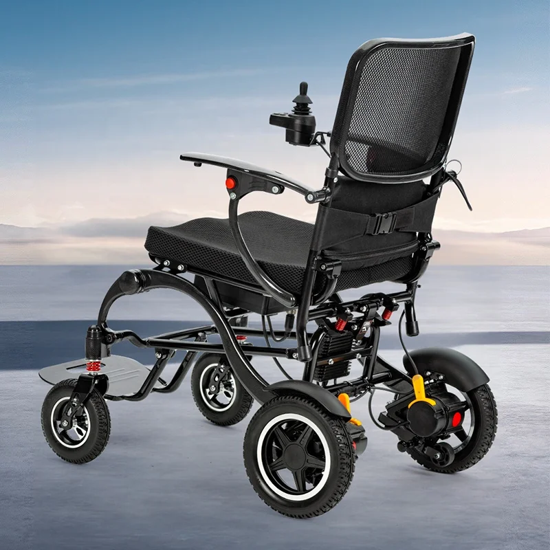 Super light 17kg lightweight power wheelchair 250*2 Brushless Motor electrical wheel chair
