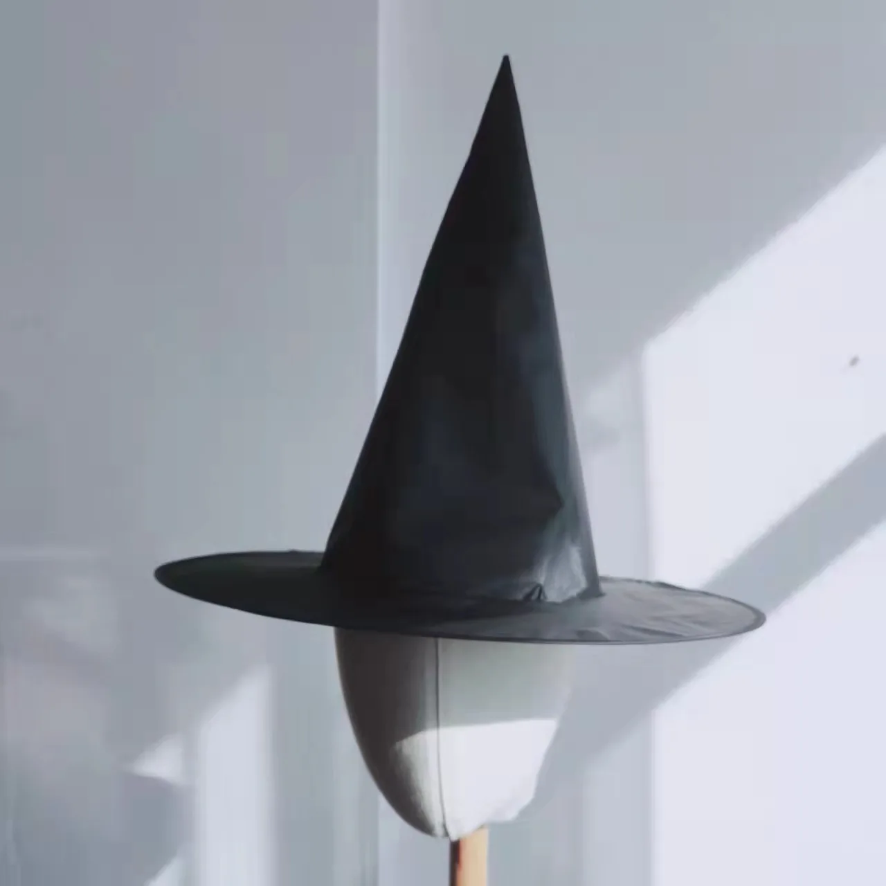 Halloween Witch Hats Adult Black Witch Hats Masquerade Wizard Costume Top Pointed Caps Cosplay Props Party Decoration