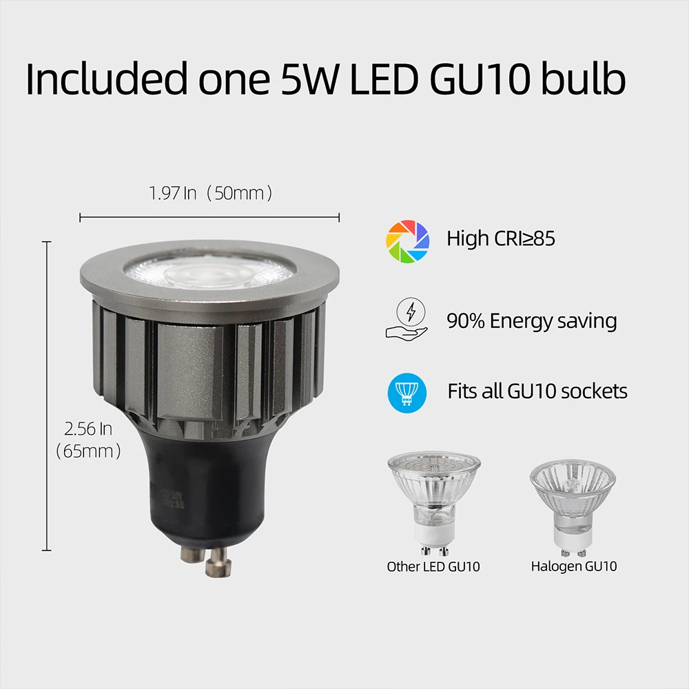 Aisilan indoor fixtures high bright adjustable  GU10 mounted LED ceiling Wall light