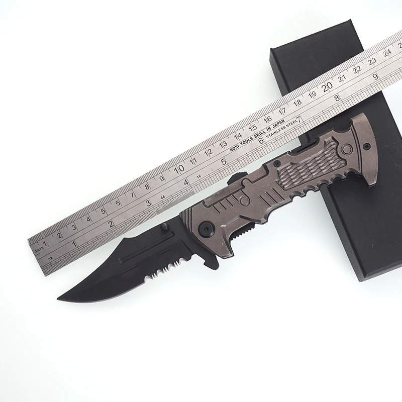 Hot Selling Outdoor Survival Folding Camping Rescue Pocket stainless steel Knife