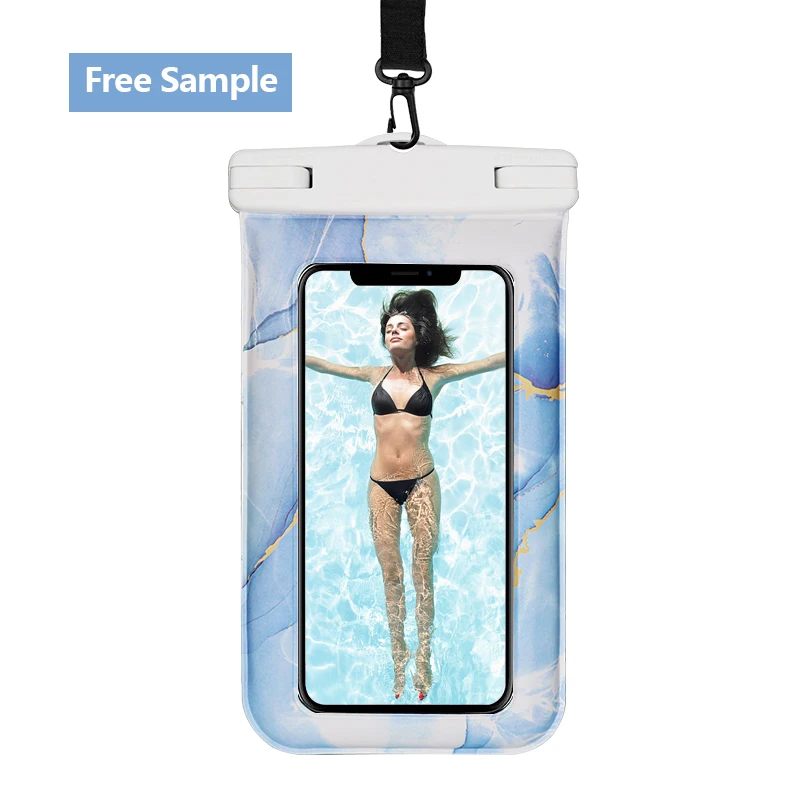 Sponge Floating PVC Waterproof Mobile Phone Bag Protective Cover Bicycle Swimming Drifting Mobile Phone Waterproof Bag