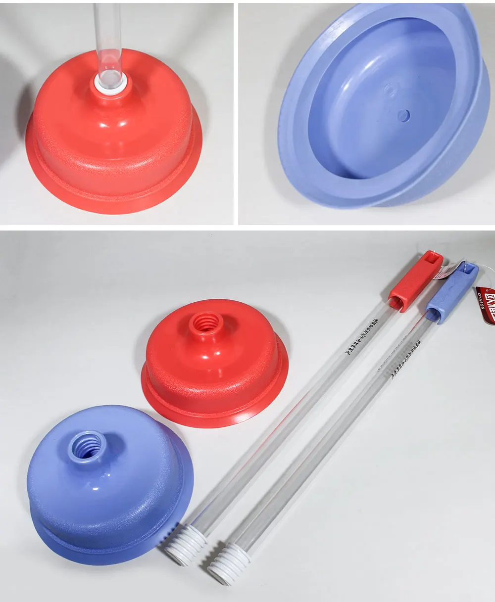 
Cheap high suction plastic bathroom toilet plunger 