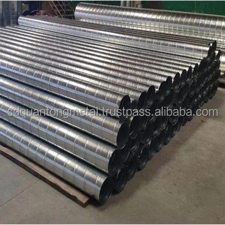 Spiral duct galvanized insulation ventilation smoke exhaust duct industrial environmental protection ventilation duct processing