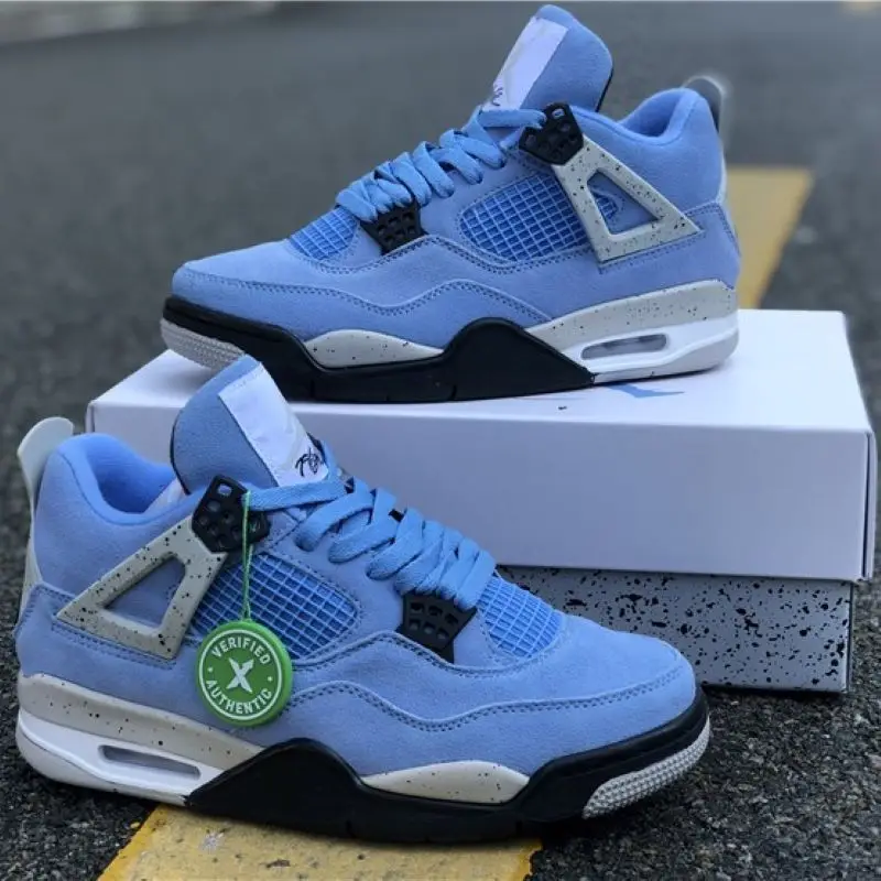 Брендовая Новая высококачественная Мужская Спортивная обувь Air Jordan 4, модная повседневная Баскетбольная обувь, обувь Nike