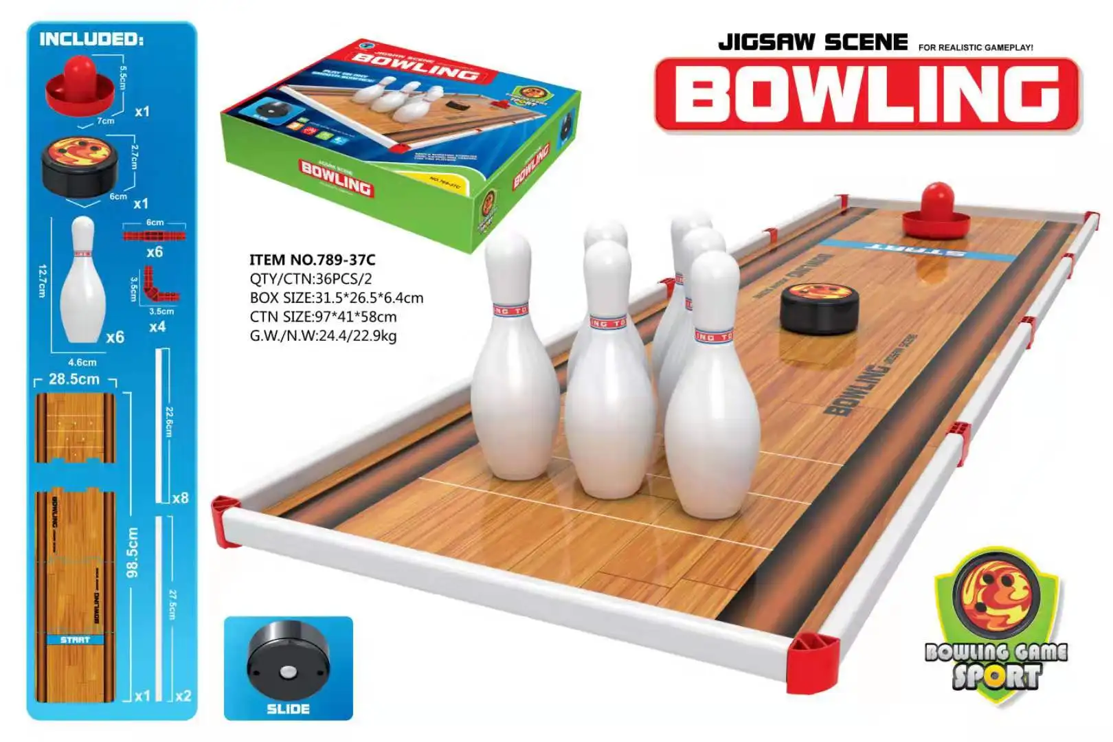 2 in1Puzzle scene competitive hockey combination sport game toys educational toys for kids