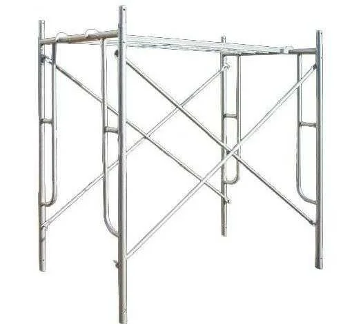 Building Size Propping Scaffolds 1219*1700mm Painted 200cm Ladder Walk Through Layher Scaffolding Frame