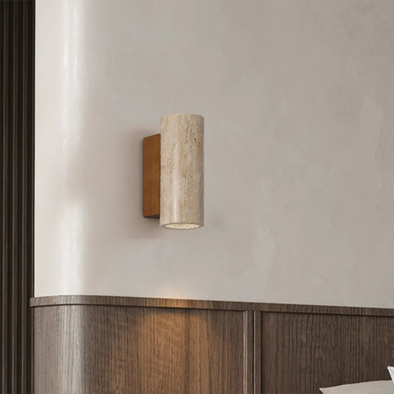 High quality Stone Travertine Wall Lamp 5W Led Home Hotel Decor Living Room Bedroom Bedside Aisle Corridor Background