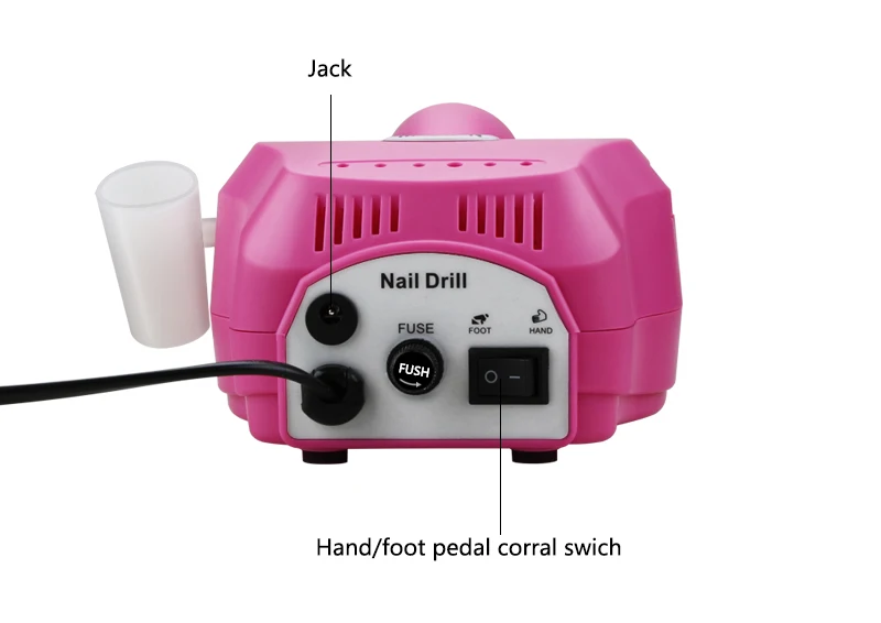 NAD004B 35000RPM Electric Nail Drill Machine Mill Cutter Sets For Manicure Nail Tips polish Electric Nail Pedicure File NAD004