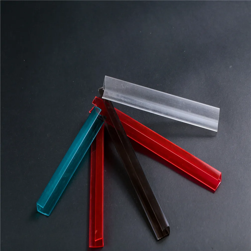 Cheap plastic channel extrusion pc sheet profile U made of polycarbonate manufacture