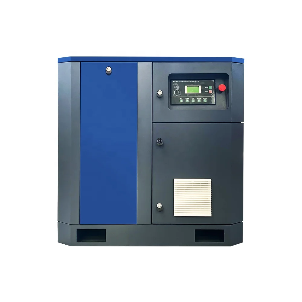 New Electric Silent Oil-Free Screw Type Air Compressor 7.5kw to 75kw 10-12 Bar Working Pressure